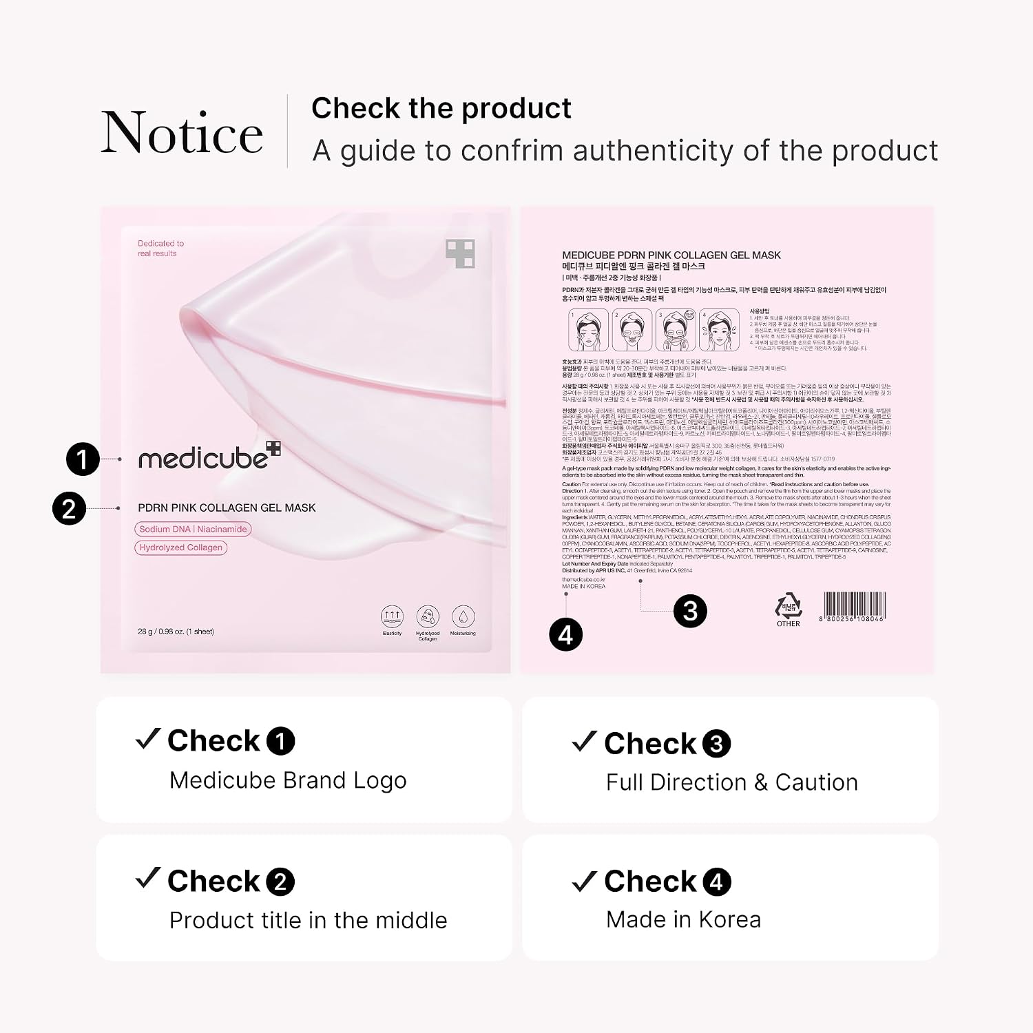 Mascarilla PDRN Salmón MEDICUBE
